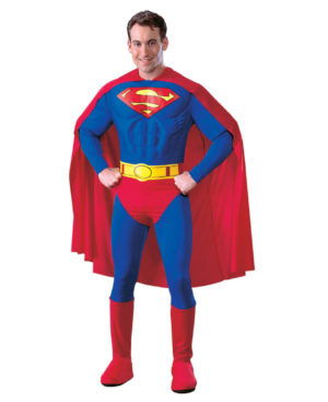 Strój Superman z wytłaczanymi mięśniami