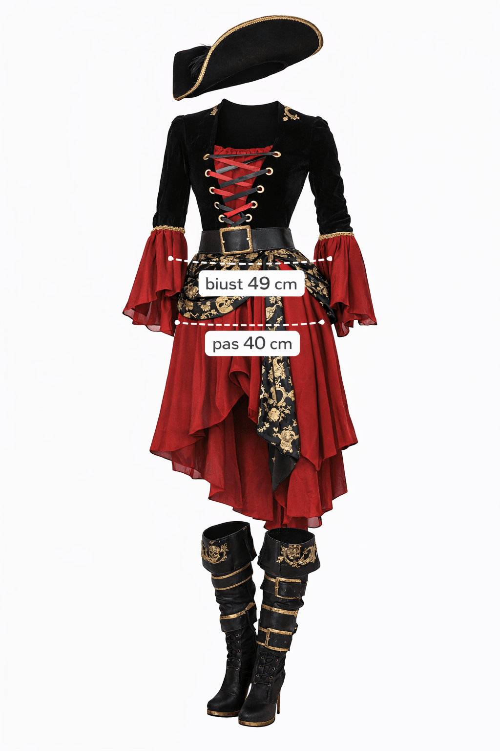 Strój piratka L 4185 - obrazek 8